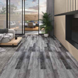 Vidaxl - Dalles de plancher pvc 5,02 m² 2 mm autoadhésif gris brillant