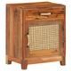 vidaXL Table de chevet 40x30x50 cm Bois de récupération massif - TU