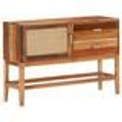 vidaXL Buffet 118x30x76 cm Bois de récupération massif - TU