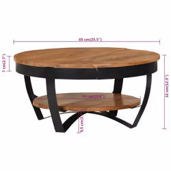 VidaXL 289616 Table à café, latérale et de salon - Vue supplémentaire 8