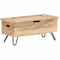 Le coffre en bois ajoute un aspect simple à votre décoration intérieure et offre un vaste espace de rangement pour les vêteme ...