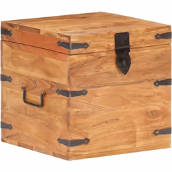 Le coffre en bois ajoute un aspect simpliste à votre décoration intérieure et offre un vaste espace de rangement pour vos obj ...
