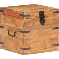 Vidaxl - Coffre 40x40x40 cm bois d'acacia solide