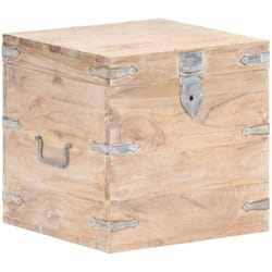 Vidaxl - Coffre 40x40x40 cm Bois d'acacia solide