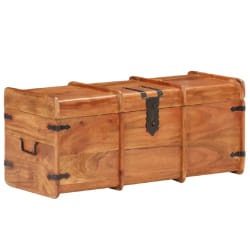 vidaXL Coffre de rangement Bois d'acacia 90x40x40