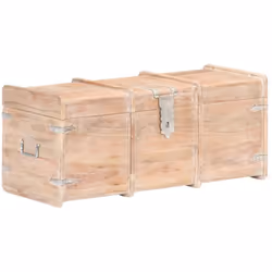 Le coffre de rangement en bois ajoute un aspect simpliste à votre décoration intérieure et offre un vaste espace de rangement ...
