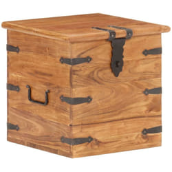 Vidaxl - Coffre 40x40x40 cm Bois d'acacia solide