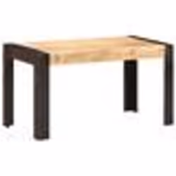 vidaXL Table de salle à manger 140x70x76 cm Bois de manguier brut - TU