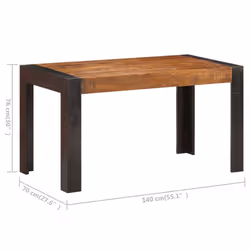 VidaXL 289655 table de cuisine et de salle à manger - Vue supplémentaire 6