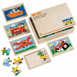 Educo Boîte à Puzzles Véhicules Montessori