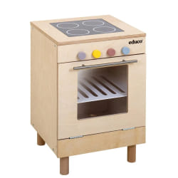 EDUCO Cuisinière en bois - Jeu d'imitation Montessori