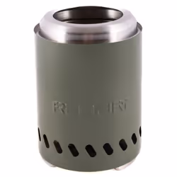 Compact et élégant, ce braséro en inox 304 avec peinture poudrée vert olive (Ø15 cm, H16,5 cm, 0,75 kg) est idéal pour une ut ...
