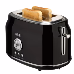 Bourgini RETRO, 2 part(s), Noir, Acier inoxydable, Boutons, 815 W, 240 V