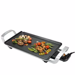1800w convient pour griller - barbecue - tepanyaki 2 couches de revêtement antiadhésif daikin peut être utilisé avec ou sans  ...