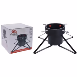 Support de sapin de Noël Noir 2,5 m Ambiance