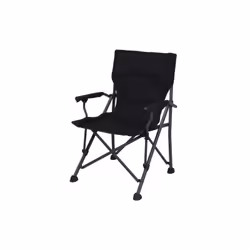 KOOR FE2000070, 120 kg, Chaise de camping, 4 pieds, 5,72 kg, Polyester, Noir