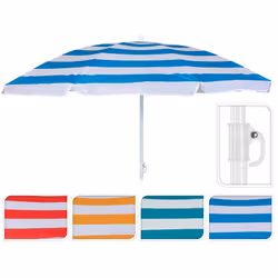 Description générale Le Parasol Plage Ø 145 cm 180 cm modèle méditerranéen est idéal pour apporter une touche d'originalité à ...