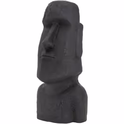 Livraison: 1x Figure déco Île de Pâques Rapa Nui Moai Données techniques : Matériau : résine de pierre moulée Couleur : Anthr ...
