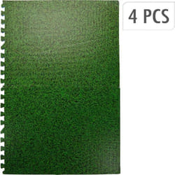 XQ Max Set de tapis de sol impression de l'herbe 4 pcs vert