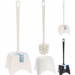 Carrefour 8719987933677, Support et brosse pour toilettes, Couleurs assorties, Polypropylène (PP), Polypropylène, 330 mm, 105 ...