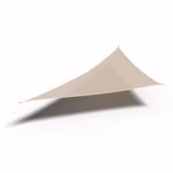 Toile dombrage Coolfit Platinum triangle 90 degrés blanc cassé 570x400x400 cm