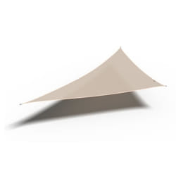 Toile dombrage Coolfit Platinum triangle 90 degrés blanc cassé 570x400x400 cm