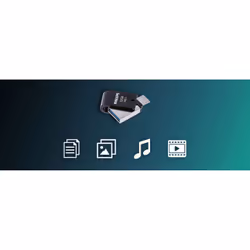 Philips FM32DC152B/00 lecteur USB flash 32 Go USB Type-C 3.2 Gen 1 (3.1 Gen 1) Noir