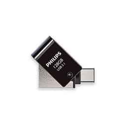 Clé USB - PHILIPS - 2 en 1 OTG - 128GB - USB 3.1 - Ultra-rapide - Compatible Android