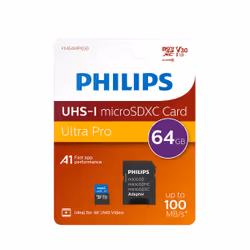 Philips FM64MP65B 64 Go MicroSDXC UHS-I Classe 10