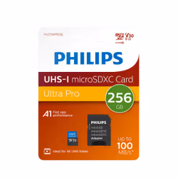 Philips FM25MP65B/00 mémoire flash 256 Go MicroSDXC UHS-I Classe 3