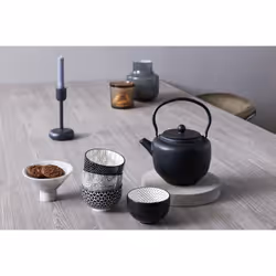 Bredemeijer Pucheng Boule à thé Rond Noir 4 pièce(s)