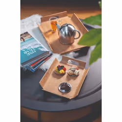 Bredemeijer Madera L Plateau de service classique Rectangle Marron