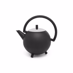 Bredemeijer Saturn, Théière simple, 1200 ml, Noir, Métal, 6 tasses, Duet Design