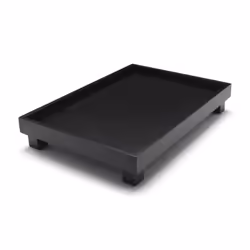 Bredemeijer Izumi, Plateau de service classique, Rectangle, Bambou, Noir, 4 pieds, 350 mm