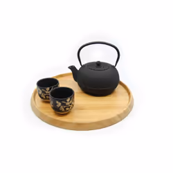 Bredemeijer 174002 plateau repas Plateau de service classique Rond Bois