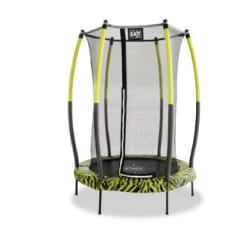 EXIT Trampoline Tiggy junior avec filet de sécurité ø140cm - noir/vert