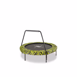 EXIT Trampoline Tiggy junior avec support ø140cm - noir/vert, Trampoline suspendu, Rond, 25 kg, 3 an(s), Assemblage requis, N ...