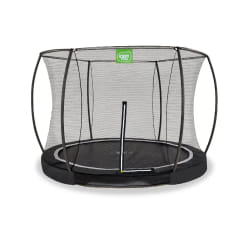 EXIT Trampoline enterré Black Edition ø305cm avec filet de sécurité - noir
