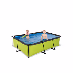 EXIT Piscine Lime 220x150x65cm avec pompe filtrante - vert - Vue supplémentaire 4