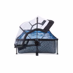 EXIT Piscine couverte Stone 220x150x65cm avec pompe filtrante - grise - Vue supplémentaire 5