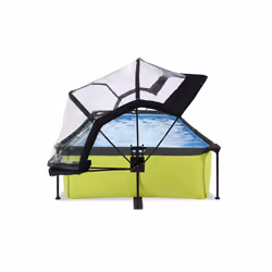 EXIT Piscine couverte Lime 220x150x65cm avec pompe filtrante - vert - Vue supplémentaire 5