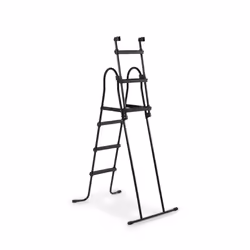 EXIT Échelle de piscine pour hauteur de cadre de 91-107cm - noir, Echelle, Noir, Métal, Plastique, Piscine hors-sol, 120 kg, ...