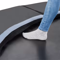 EXIT Dynamic trampoline enterré au niveau du sol ø427cm avec dalles de sécurité Freezone - noir - Vue supplémentaire 5