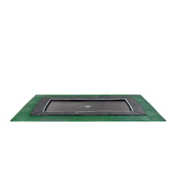 EXIT Dynamic trampoline enterré au niveau du sol 275x458cm avec dalles de sécurité Freezone - noir