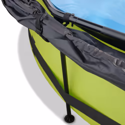 EXIT Piscine Lime ø300x76cm avec voile d'ombrage et pompe filtrante - vert - Vue supplémentaire 5