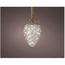 Microled Ananas Ø15x21cm 15 Leds Lumière Blanche Chaude Fixe, : 4,5 Cm, Ip-20, Intérieur, 3xaa, Longueur Du Câble Principal : ...