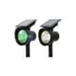 Set de 2 Bornes solaire EDM LED 25 Lumens - 3200K - 600mAh