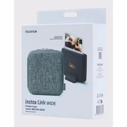 Fujifilm 70100162647 accessoire d'imprimantes portables Boîtier de protection Gris 1 pièce(s) instax Link WIDE