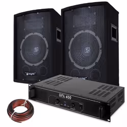 Enceinte Passive - Vonyx - SL8 PA Speakerbox - 8 Pouces - Puissance 400W - Amplificateur Inclus