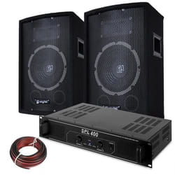 Enceinte Passive - Vonyx - SL8 PA Speakerbox - 8 Pouces - Puissance 400W - Amplificateur Inclus